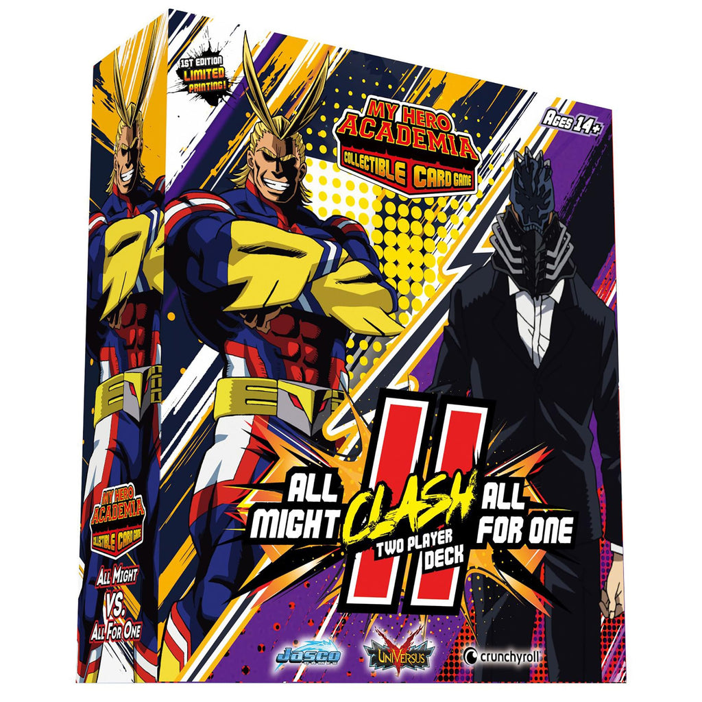 Jasco Games My Hero Academia Collectible Card Game – All Might vs. All For One