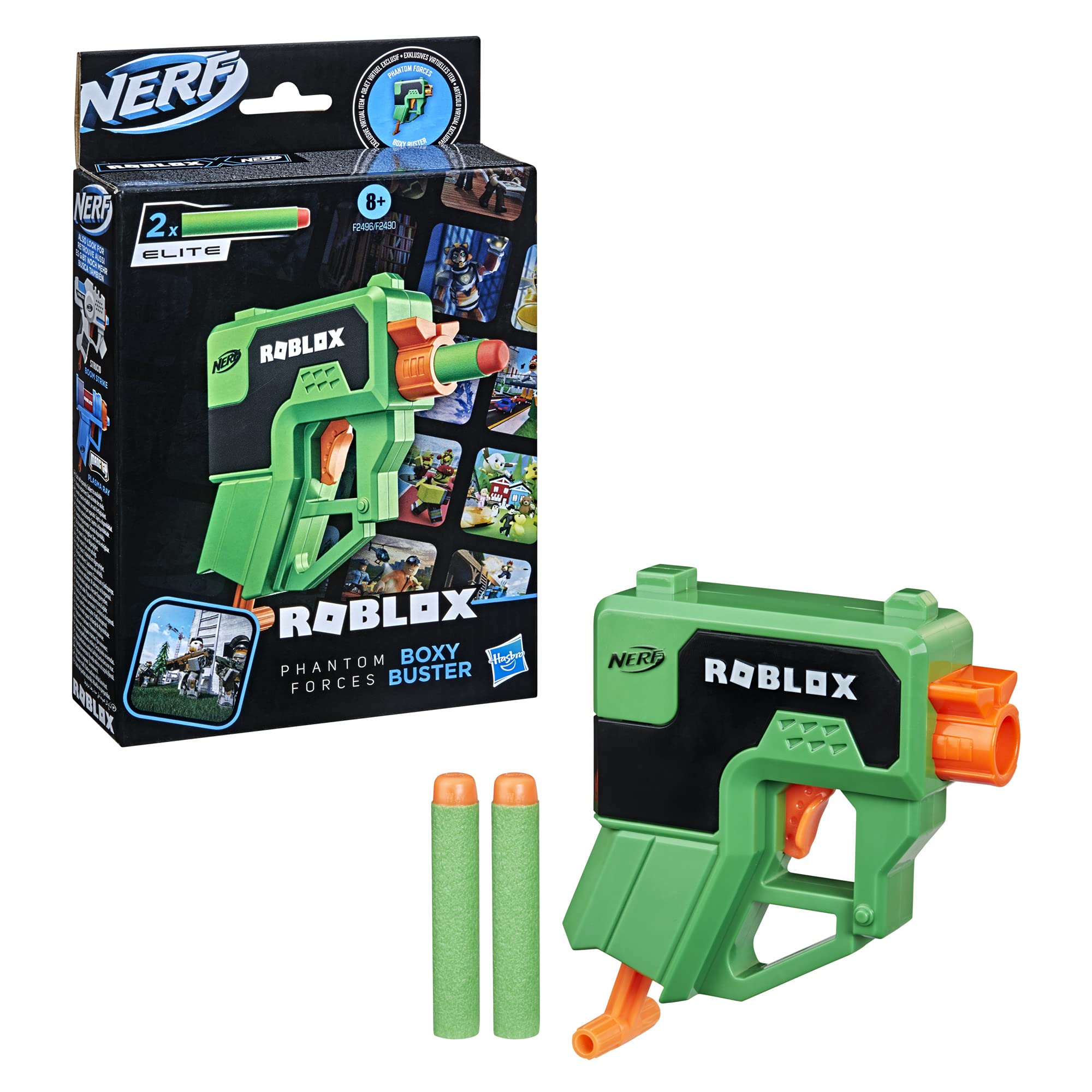 Nerf Roblox Phantom Forces Boxy Buster Toy Gun Foam Dart Blaster