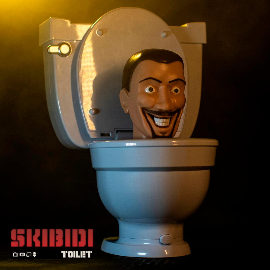Bonkers Toys Skibidi Toilet Mystery Toilet with Surprise Toys to Discover inside