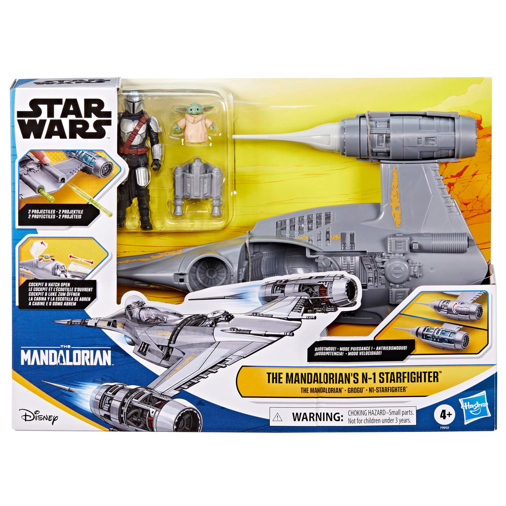 Hasbro Star Wars Epic Hero Series The Mandalorian's N-1 Starfighter Set