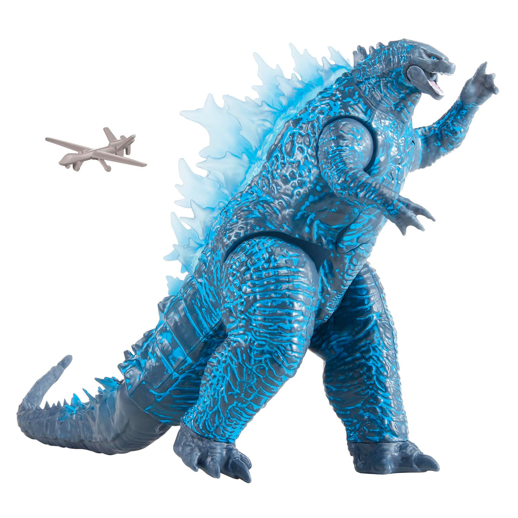 Playmates MonsterVerse Godzilla x Kong: The New Empire, 6-Inch Energised Godzilla Action Figure Toy