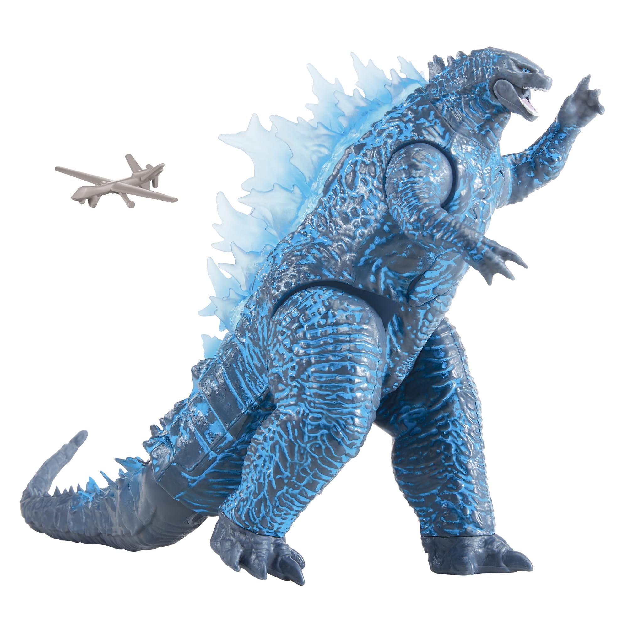 Playmates MonsterVerse Godzilla x Kong: The New Empire, 6-Inch Energised Godzilla Action Figure Toy