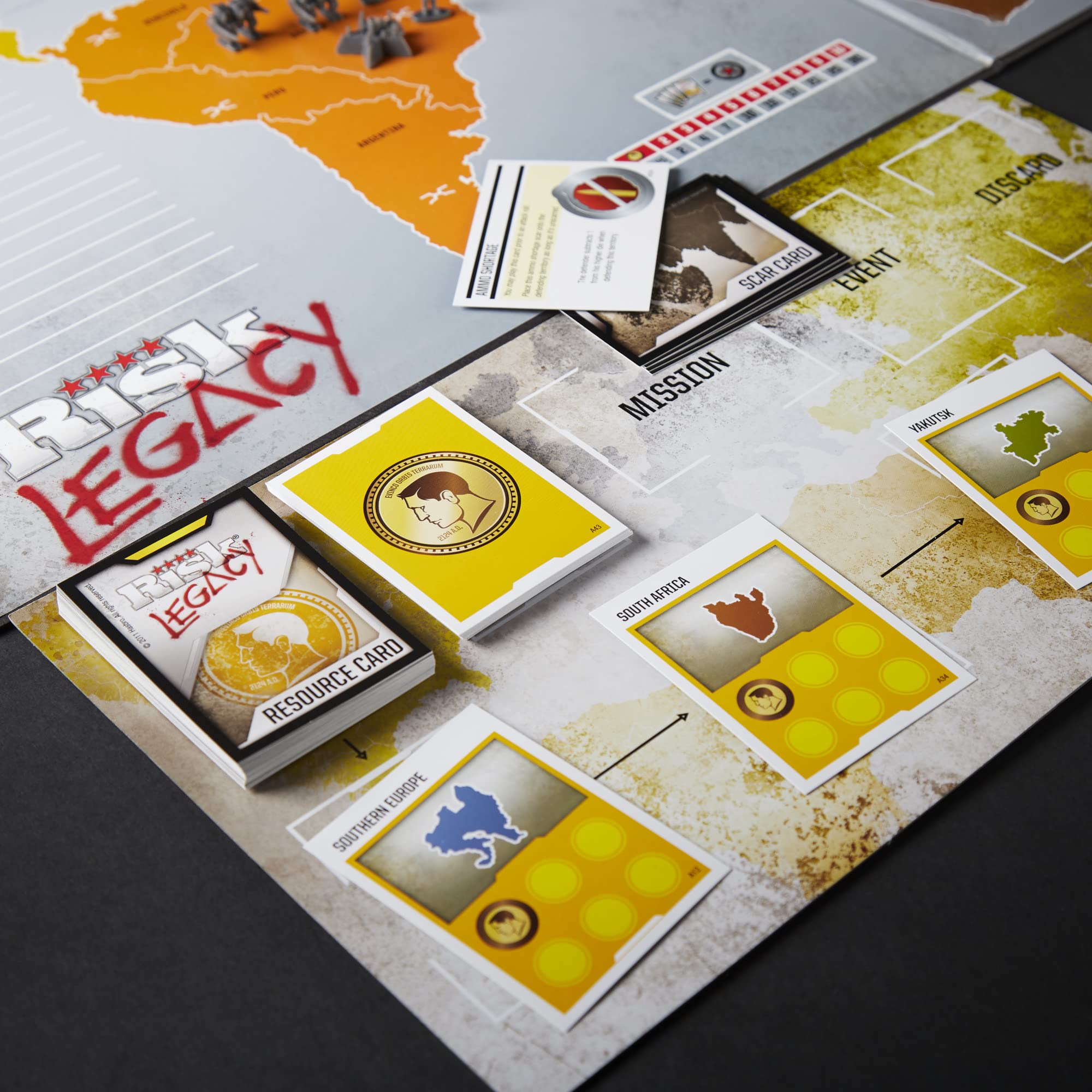 Hasbro Gaming Avalon Hill Risk Legacy Strategy Tabletop Board Game