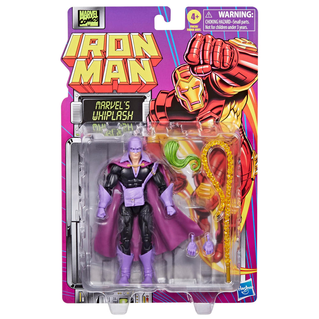 Hasbro Marvel Legends Series Iron Man (Model 01 - Gold)/ Count Nerfaria/Whiplash Comics Action Figure