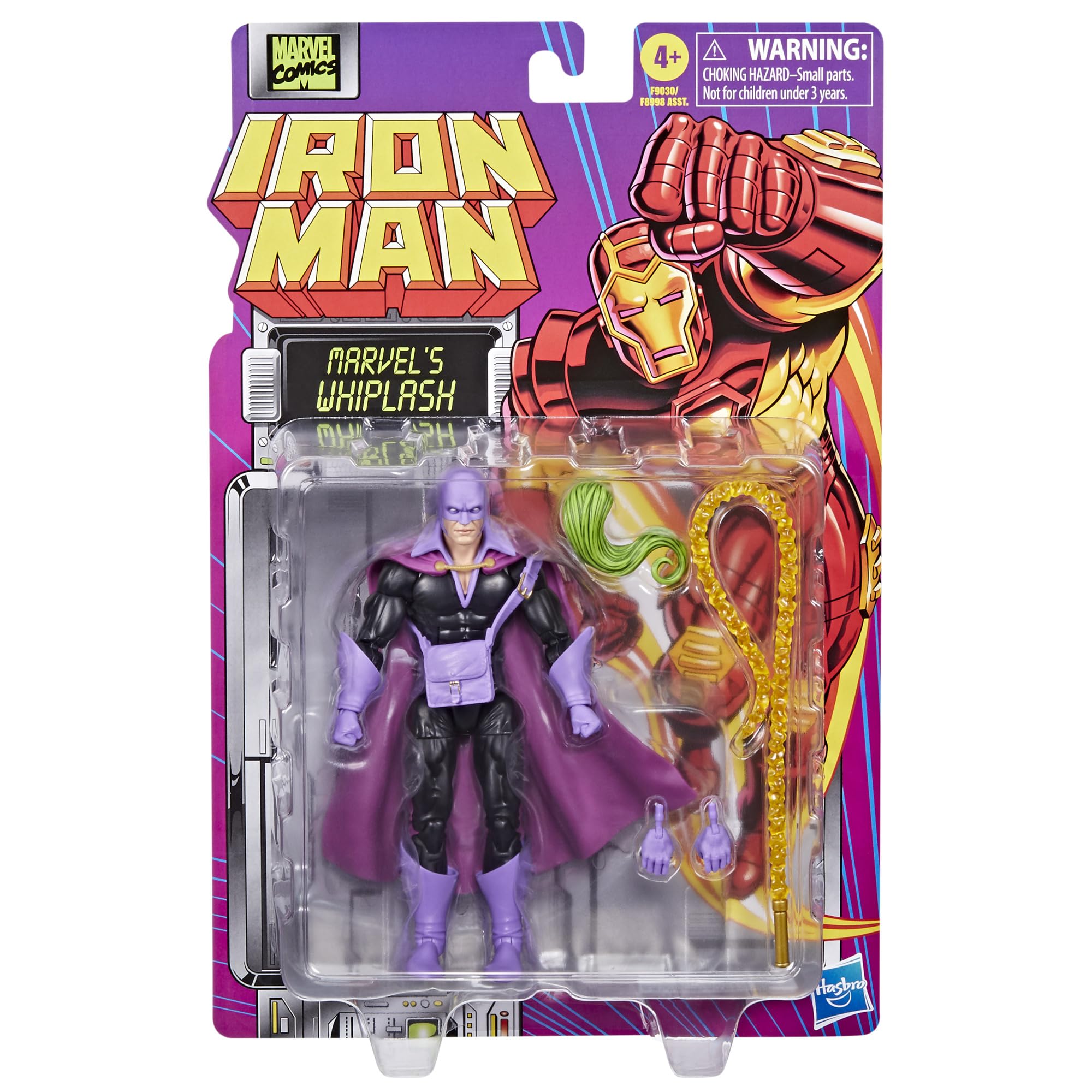 Hasbro Marvel Legends Series Iron Man (Model 01 - Gold)/ Count Nerfaria/Whiplash Comics Action Figure