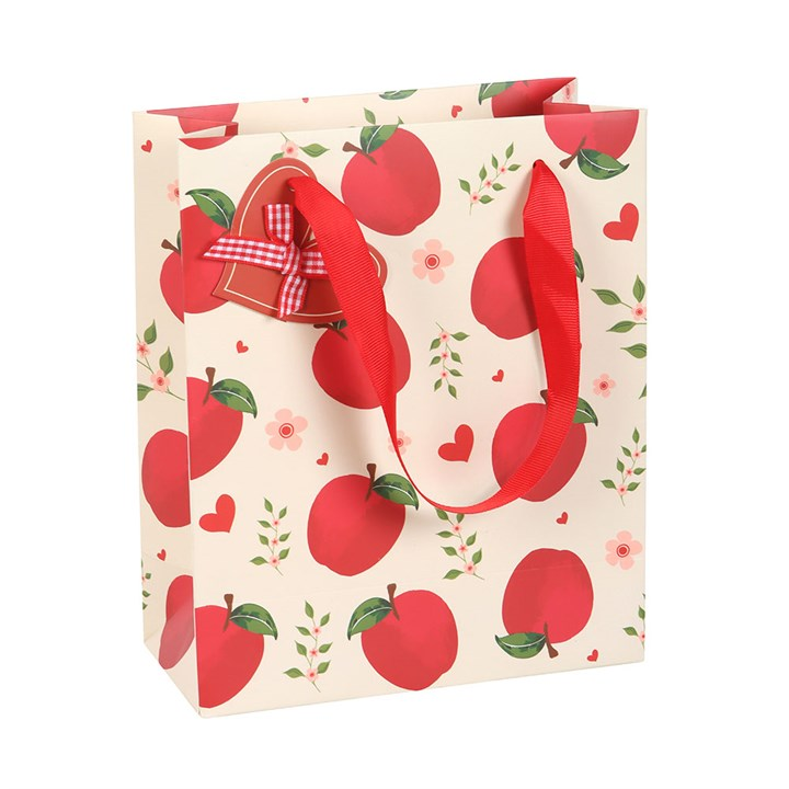 Apple Print Gift Bag