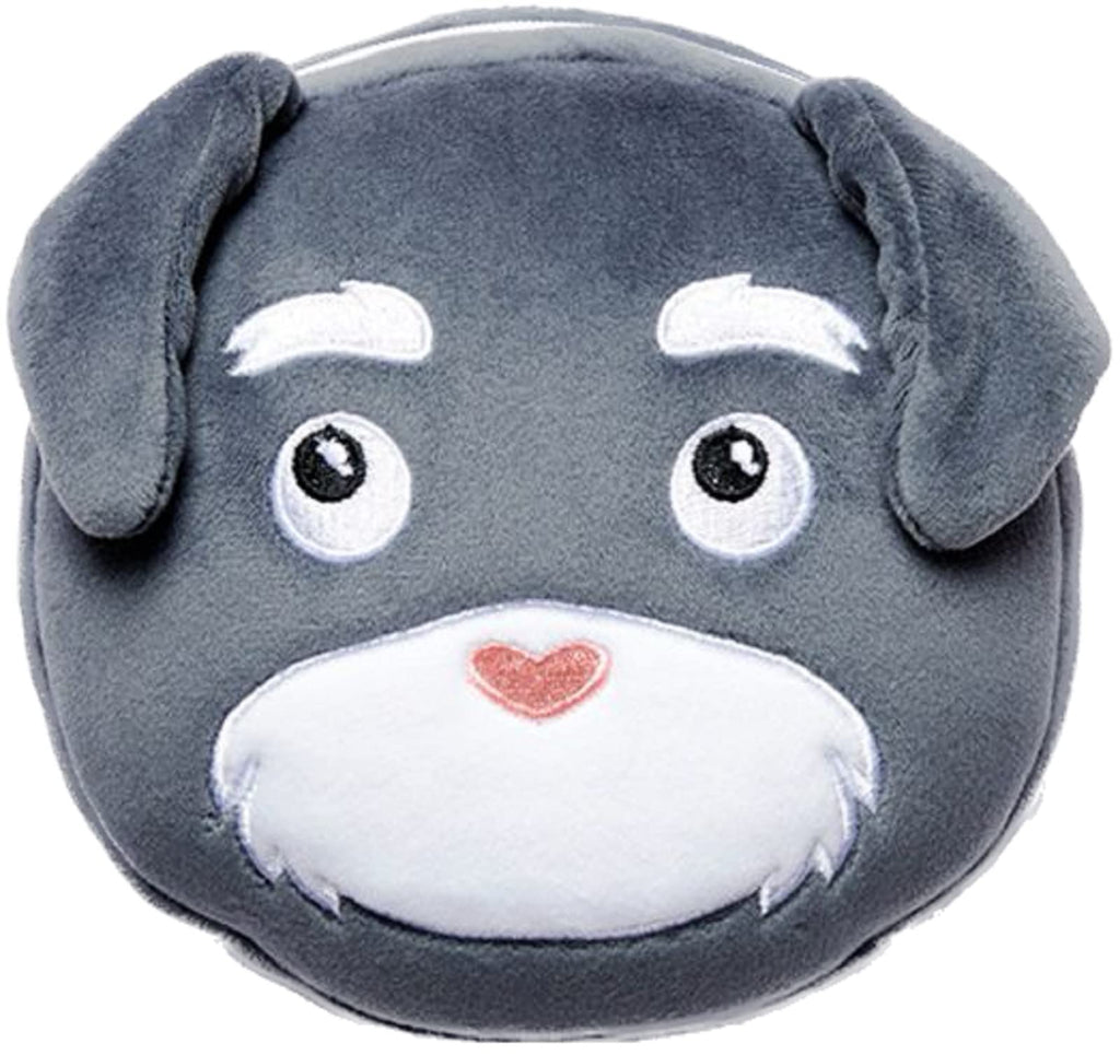 Relaxeazzz Dog Squad Lucky Cat Round Plush Travel Pillow & Eye Mask Puckator