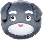 Relaxeazzz Dog Squad Lucky Cat Round Plush Travel Pillow & Eye Mask Puckator