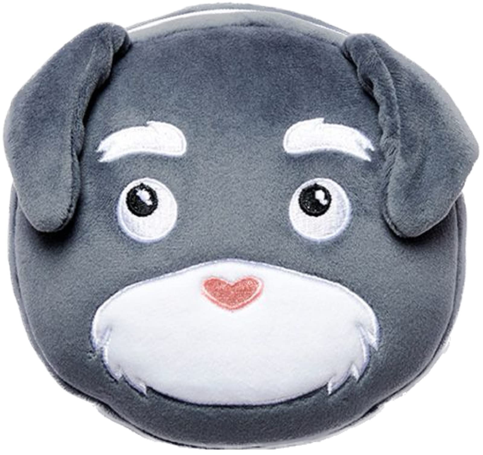Relaxeazzz Dog Squad Lucky Cat Round Plush Travel Pillow & Eye Mask Puckator