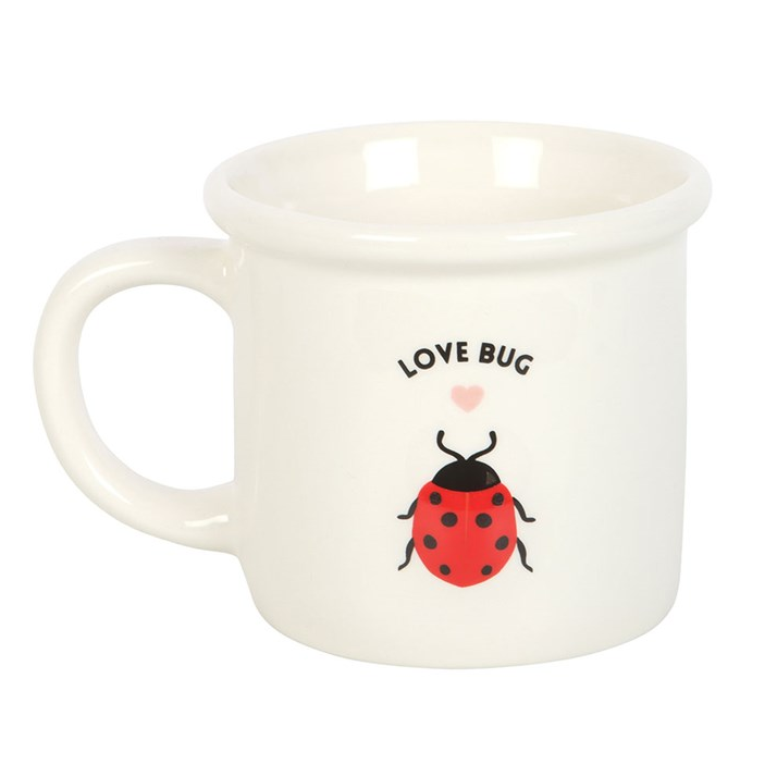 Love Bug Ceramic Mug with 3D Ladybird – 360ml