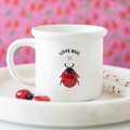 Love Bug Ceramic Mug with 3D Ladybird – 360ml