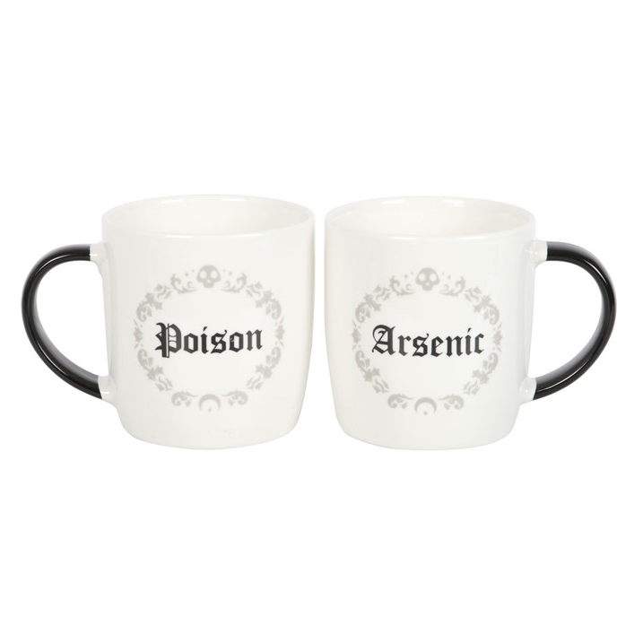 Poison and Arsenic Couples Mug Gift Set – 2 × 350ml