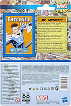Marvel Hasbro Legends Series Mr. Fantastic Action Figure Toy 9.5 cm Retro 375 Collection Marvel