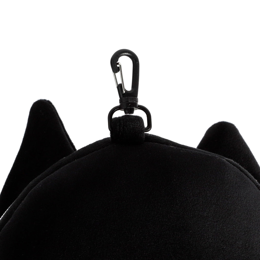 Relaxeazzz Feline Fine Lucky Cat Round Plush Travel Pillow & Eye Mask Puckator