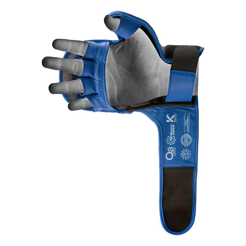 RDX Grappling Gloves MMA Shooter T17 Red/Blue S/M/XL RDX
