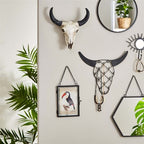 Sass & Belle Jet Black Hexagon Mirror Sass & Belle