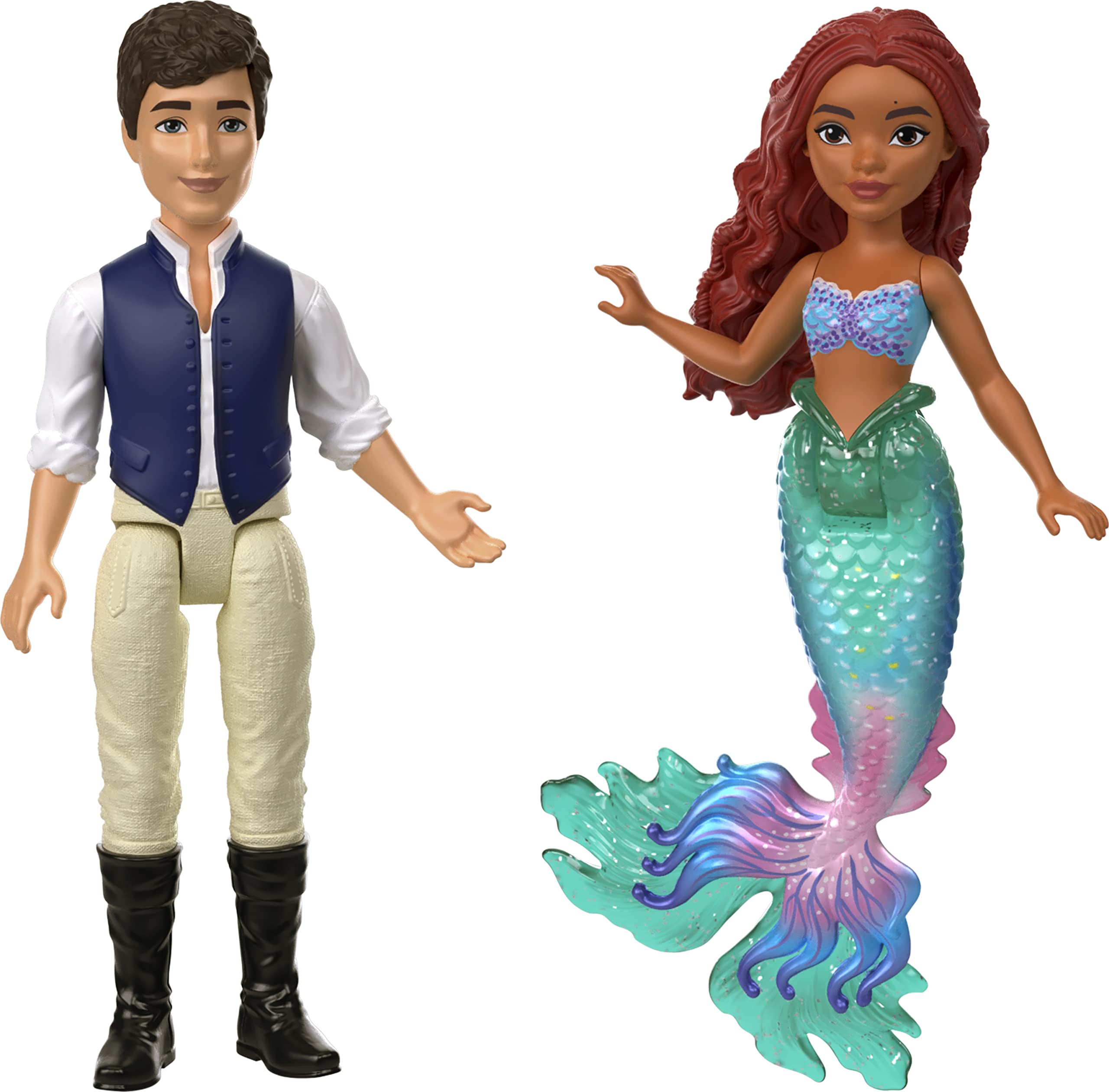 Mattel Disney The Little Mermaid Ariel's Adventures Story Set with 4 Small Dolls and Accessories Mattel