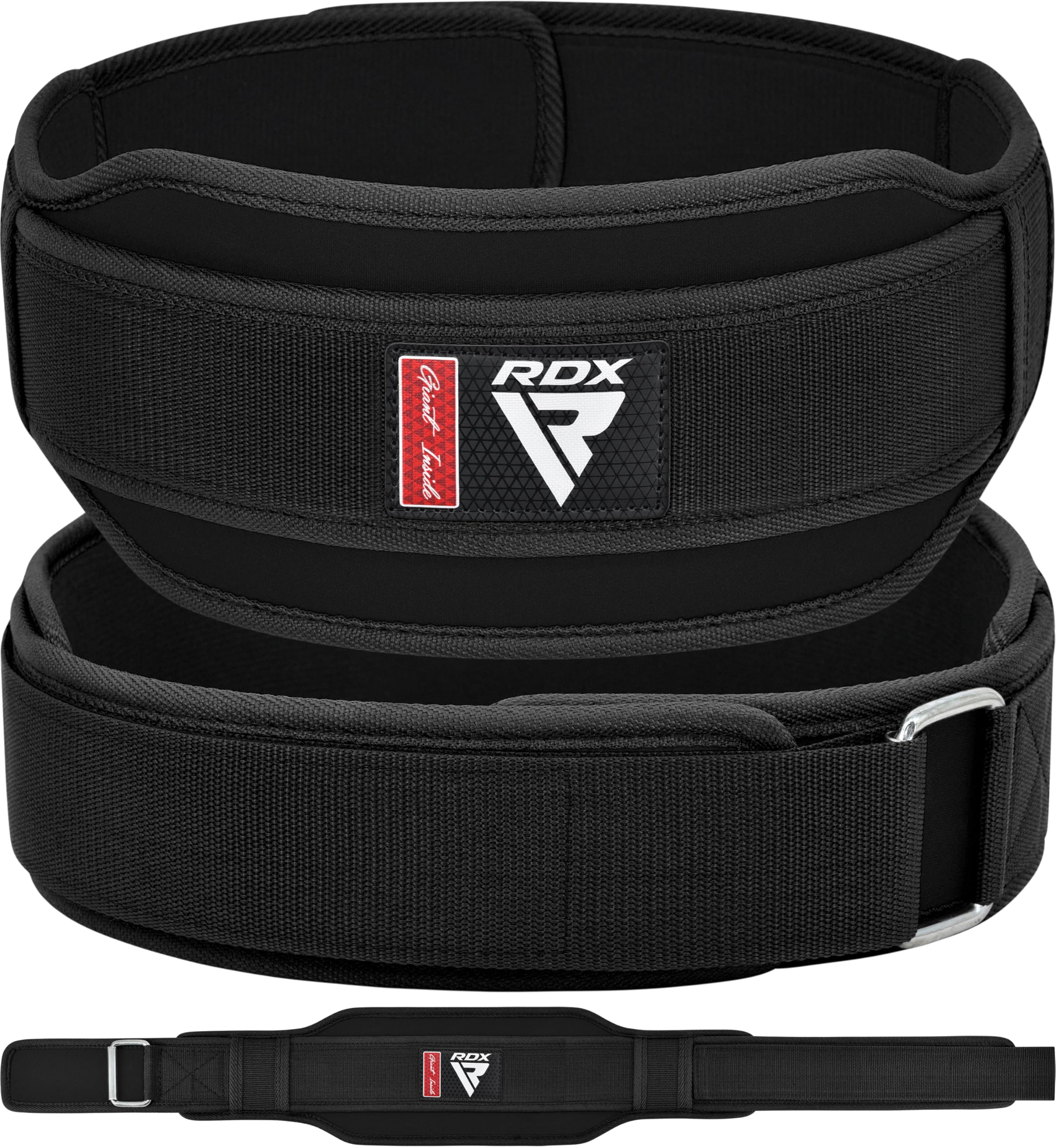 RDX Weight Lifting Belt Unisex, Durable EVA Foam Padding, Iron Buckle, Back Soft Support RDX