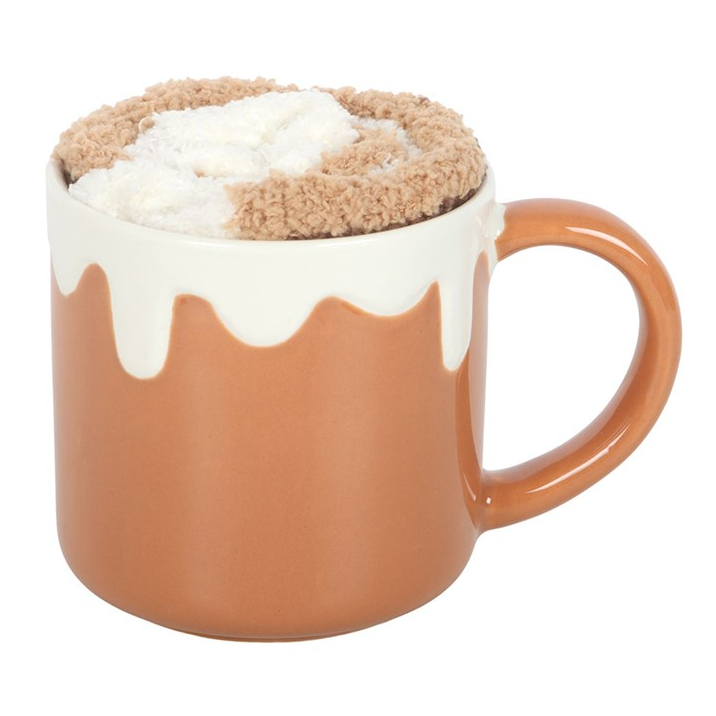 Cinnamon Roll Mug and Socks Set