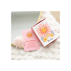Rose Quartz Crystal Sun Keepsake Stone in a Box