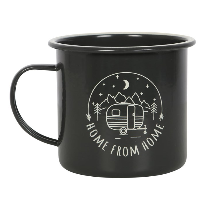 Home from Home Enamel Camping Mug