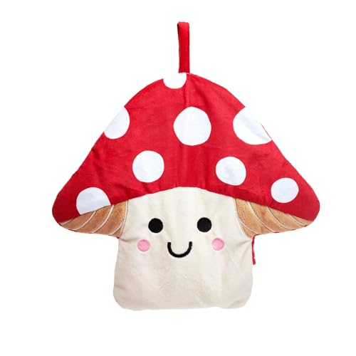 Sass & Belle Hot Water Bottle Mushroom Plush Cover Sass & Belle