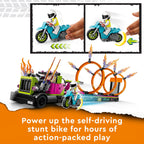 LEGO City Stuntz Stunt Truck & Ring of Fire Challenge 60357