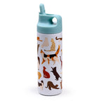 Puckator Feline Fine Cats Flip Top Drinks Bottle 500ml Puckator