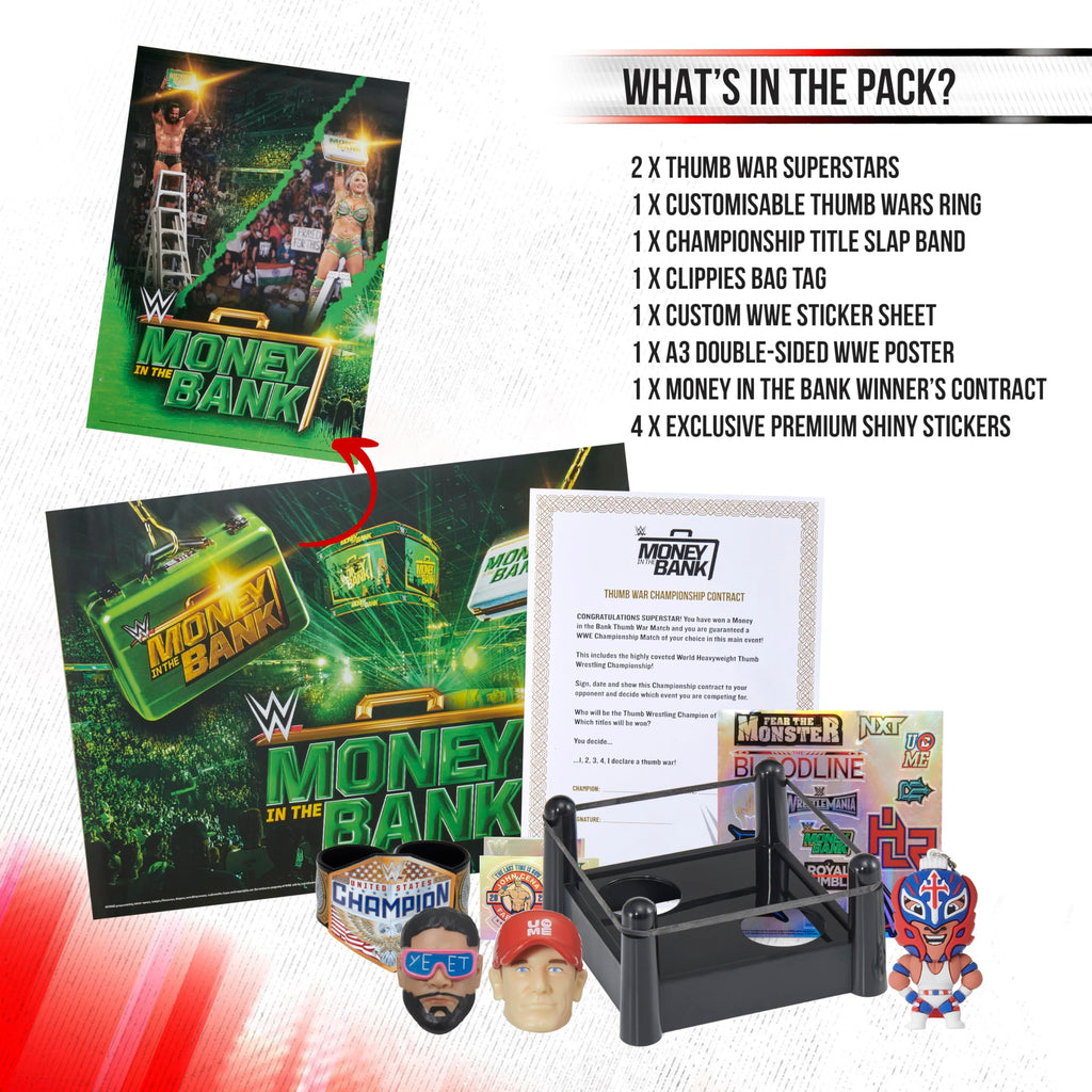 WOW! Stuff WWE Money in the Bank Mystery Gift Pack 14+ Surprises