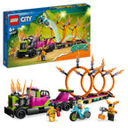 LEGO City Stuntz Stunt Truck & Ring of Fire Challenge 60357