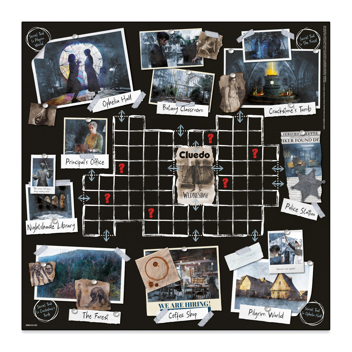 Wednesday Cluedo Board Game