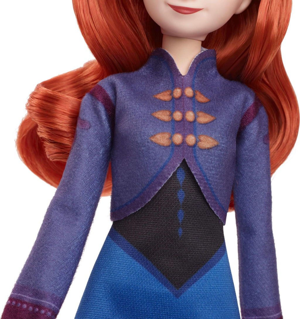 Mattel Disney Frozen Anna Fashion Doll & Accessories, Ice-Skating Look with Removeable Dress & Skates Plus 1 Pair of Shoes, Inspired by Frozen: Winter Festival, JBG54