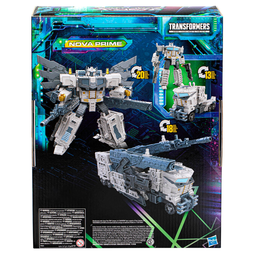 Hasbro Transformers Legacy Evolution Leader Class Nova Prime 7” Action Figure