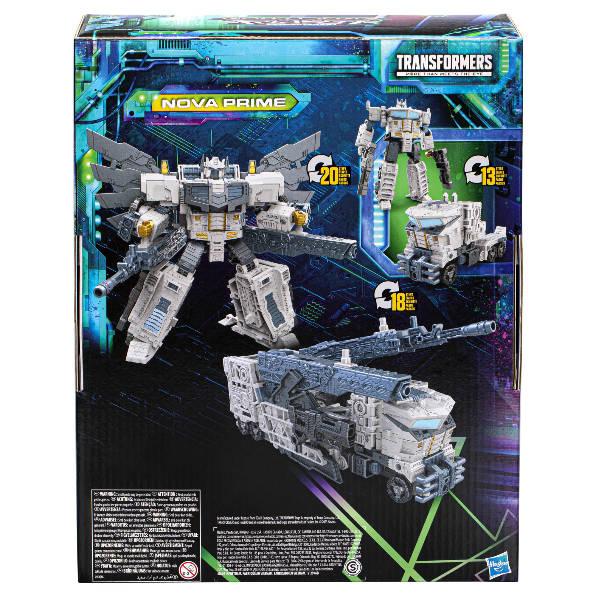 Hasbro Transformers Legacy Evolution Leader Class Nova Prime 7” Action Figure