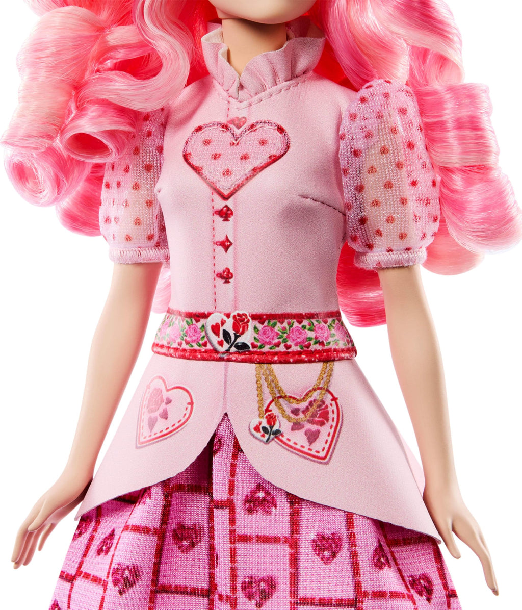 Mattel Disney Descendants: The Rise of Red Singing Bridget, Young Queen of Hearts Doll in Movie-Inspired Clothes, Sings “Shuffle of Love”