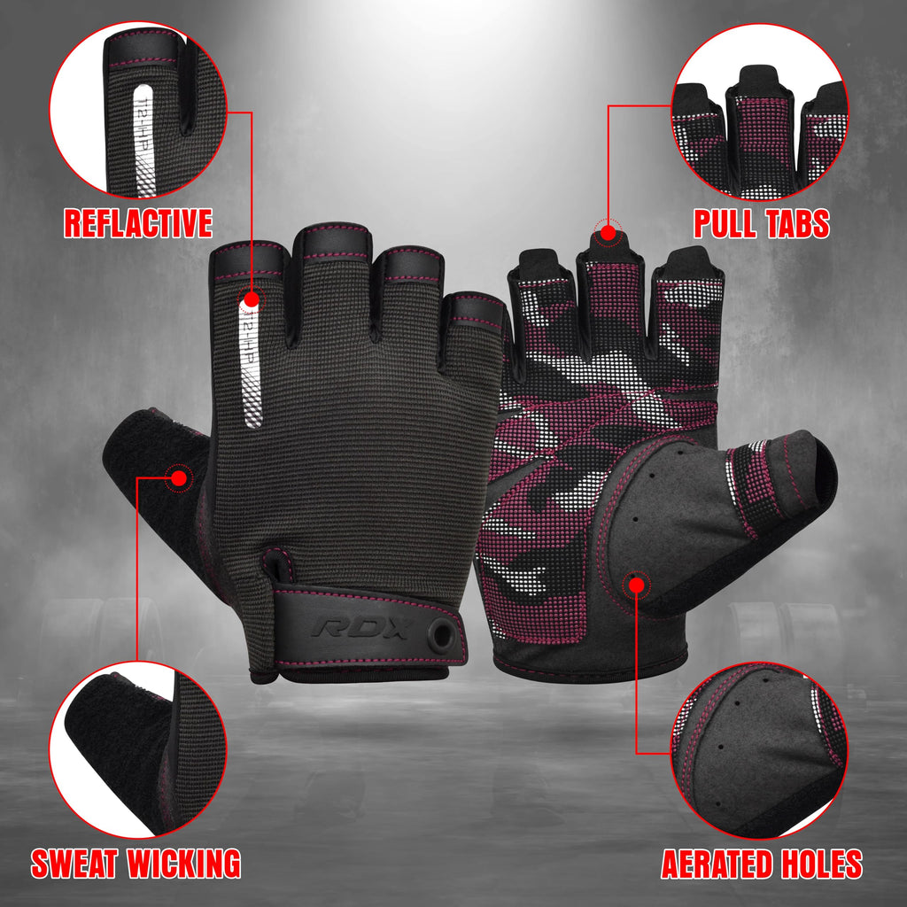 RDX T2 Half Weight Lifting Gloves