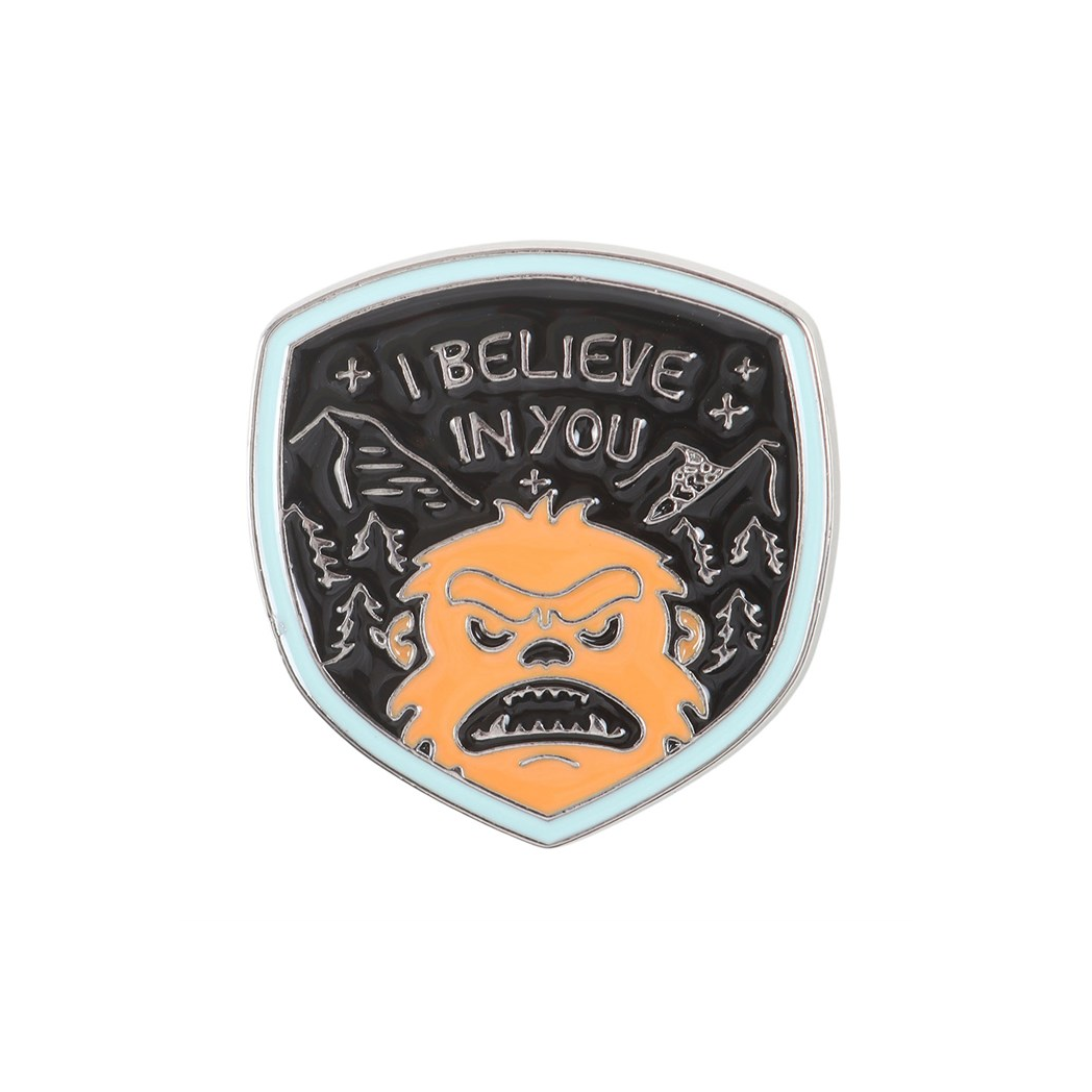 Bigfoot Enamel Pin Badge