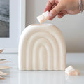 Cream Speckled Arch Dolomite Oil Burner