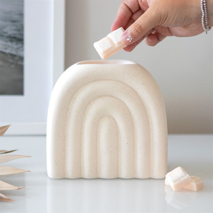 Cream Speckled Arch Dolomite Oil Burner