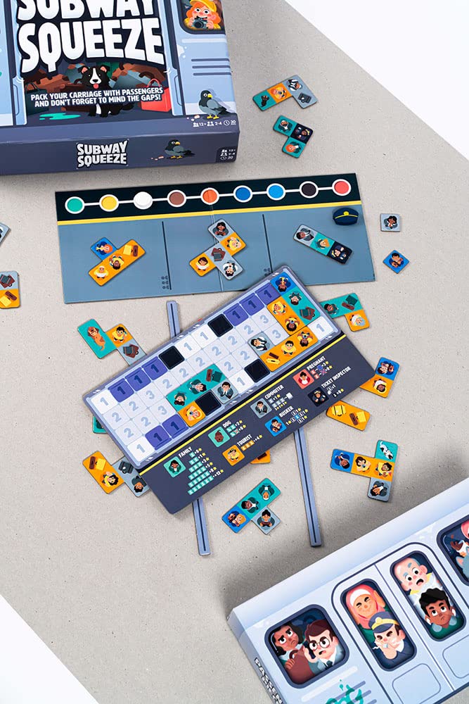 Professor Puzzle Subway Squeeze Board Game Professor PUZZLE