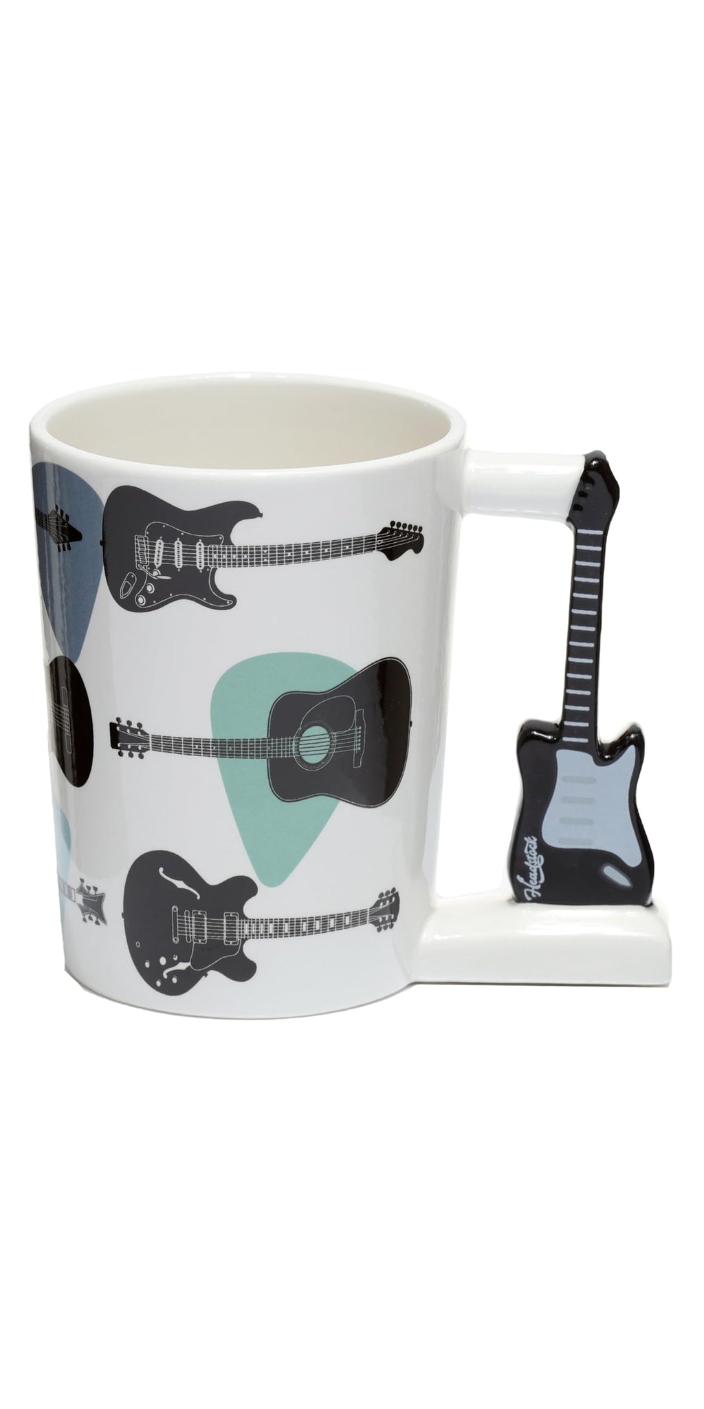 Puckator Headstock Guitar Ceramic Shaped Handle Mug Puckator