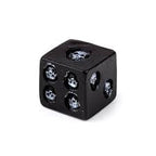 Puckator Set of 5 Six-Sided Die with Inlaid Skulls Puckator