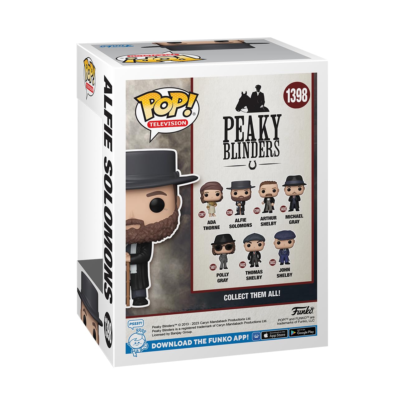 Funko POP! Peaky Blinders - Alfie Solomons #1398 Funko