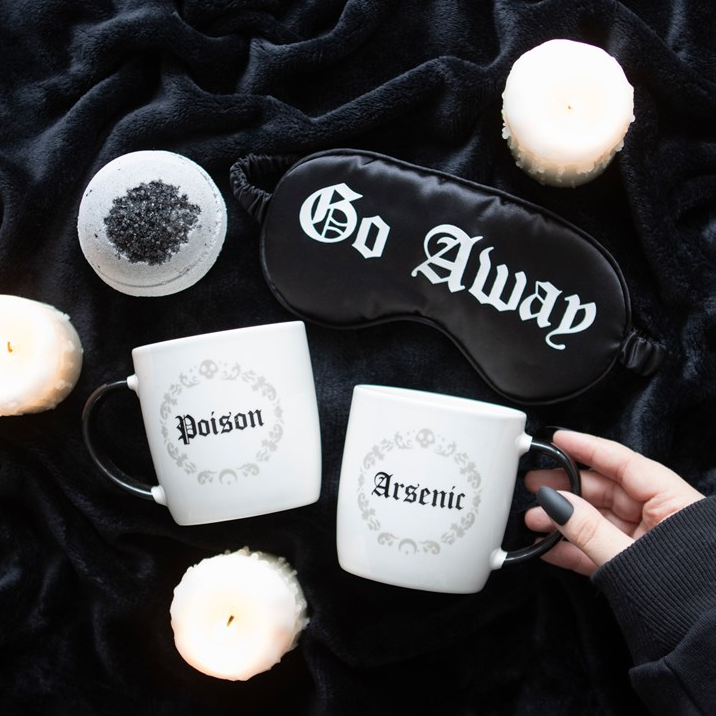 Poison and Arsenic Couples Mug Gift Set – 2 × 350ml