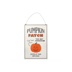 Pumpkin Patch Hanging Sign 30cm