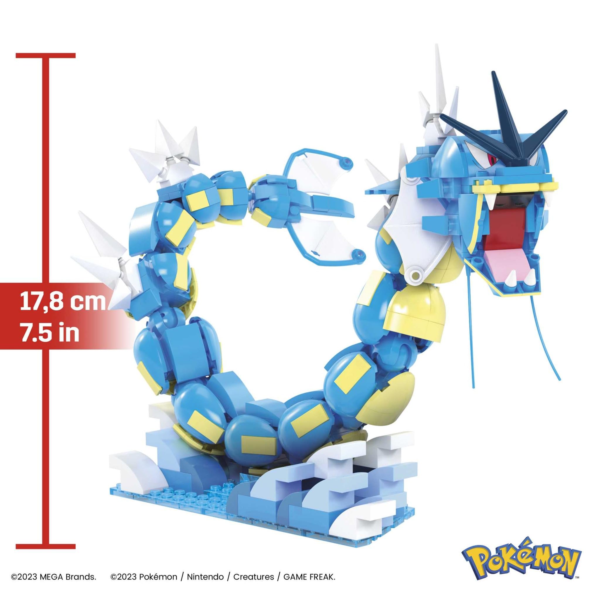 Mega Pokemon Magikarp Evolution Building Set Mega Brands
