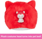 Mattel Barbie Cutie Reveal Doll & Accessories with Animal Plush Costume & 10 Surprises Including Color Change, Kitten as Red Panda in Costume Mattel