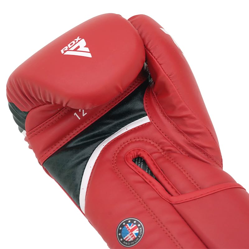 RDX Aura Plus T-17 Boxing Gloves Red, Blue, Gold RDX