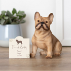 French Bulldog Resin Ornament with Sentiment Card