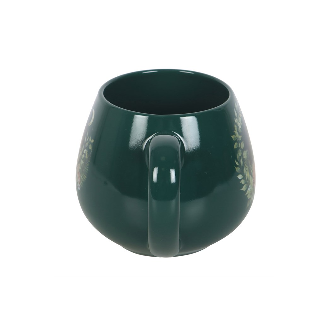 Green Fawn Rounded Mug